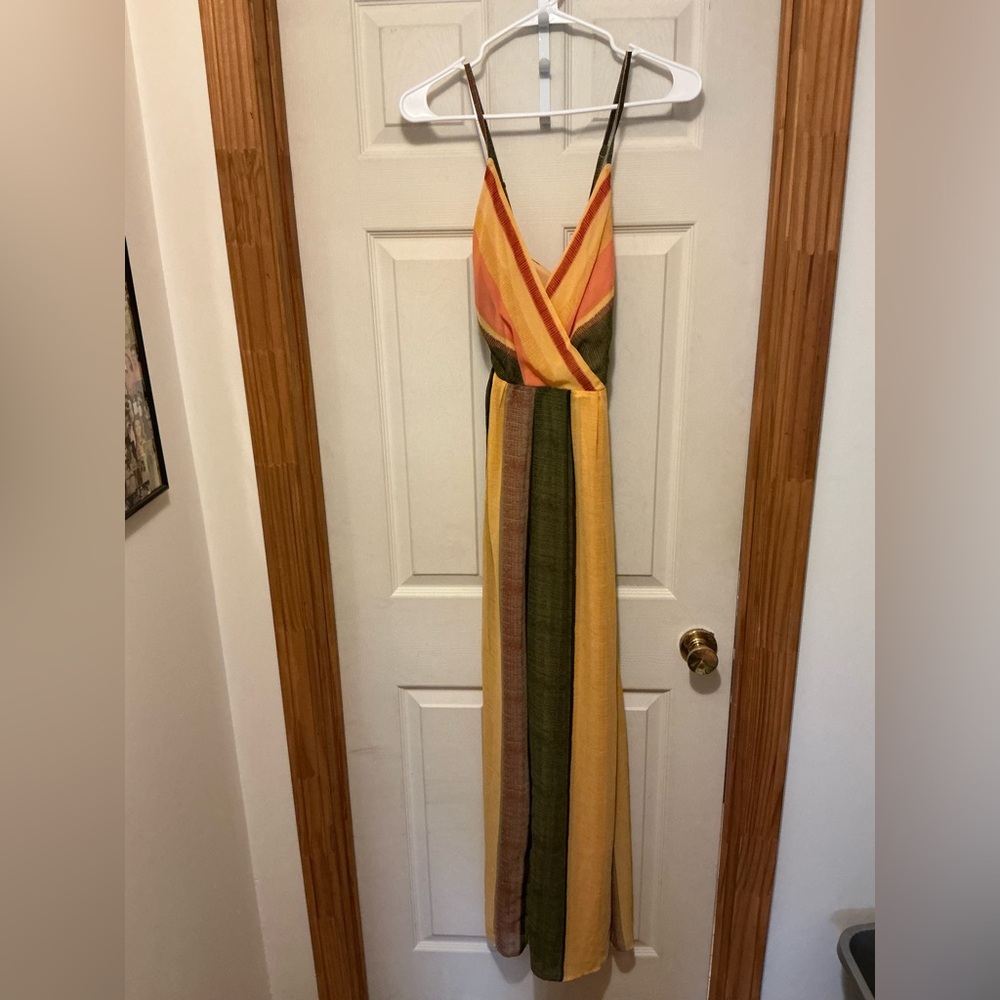 Lulu's Sunset Striped jumpsuit